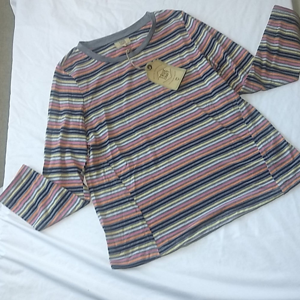 NWT True Craft Striped Longsleeve Tee-shirt